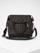 Stylish Black Aliphatic Handbag, Spacious, Durable, Comfortable Carry
