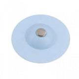 Silicone Shower anti clogging floor drain cover - Blue