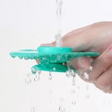 Silicone Shower anti clogging floor drain cover - Blue