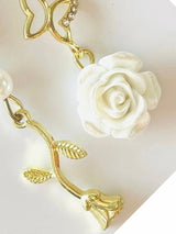Camellia Flower Earrings - Romantic Luxury for Women and Girls - Shop N Save