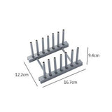 Kitchen Organizer Pot Lid Rack Holder - Gray
