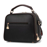 Cute Striped Handbag: Trendy, Mini Size, Adjustable Strap, Three Compartments - Shop N Save