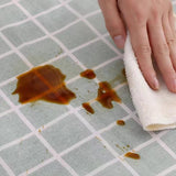 Waterproof Simple Oilproof Lattice Table Cloth - 137x137 CM