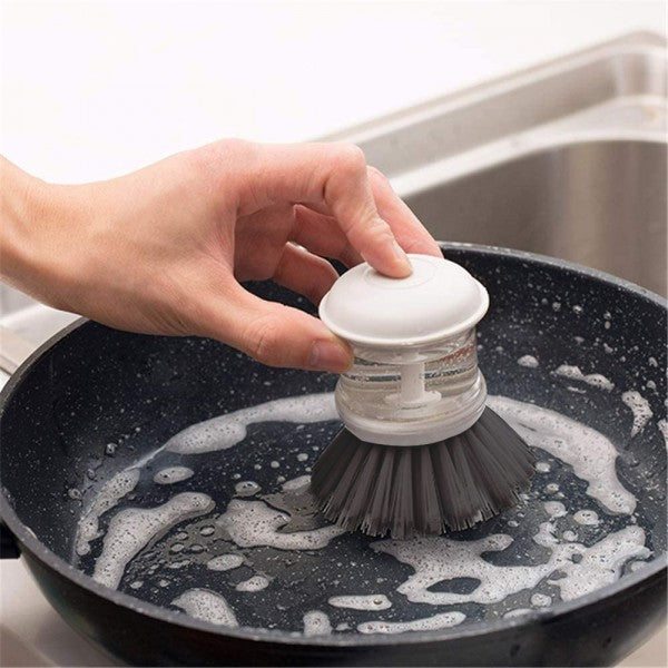 Soap Dispensing Easy Dish Washing Cleaning Brush