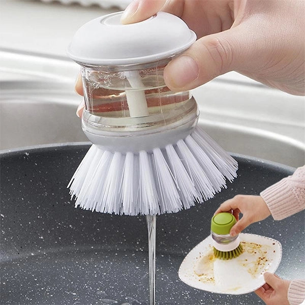 Soap Dispensing Easy Dish Washing Cleaning Brush