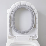 Cozy Pink Microfiber Toilet Seat Cover Perfect for Winter Bathrooms! - Shop N Save