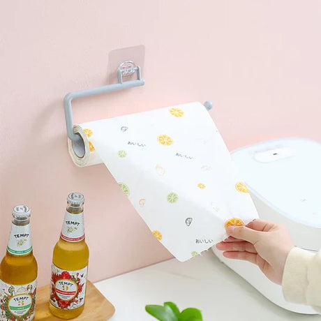 Wall Adhesive Tissue Paper Roll Hanger - Shop N Save