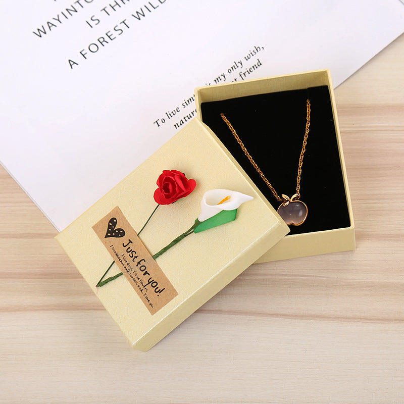 Square world cover jewelry box