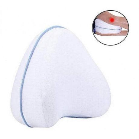 Soft Foot Cushion Body Memory Legs Foam Pillow - White