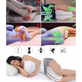 Soft Foot Cushion Body Memory Legs Foam Pillow - White