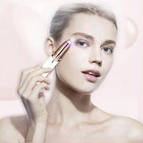 Easy Portable Eyebrow Hair Remover Rechargeable Trimmer - Pink - Shop N Save