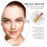 Easy Portable Eyebrow Hair Remover Rechargeable Trimmer - Pink - Shop N Save