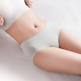 4 Pcs Cotton Underwear Antibacterial Mid Waist Panties - Multicolor - Shop N Save