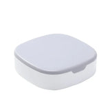 Mini Jewelry Organizer Storage Box With Mirror - White - Shop N Save