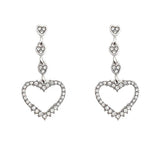 Korean Love Tassel Earrings: Silvery Fashion for Party Gift - Shop N Save