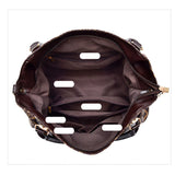Large Capacity Handbag: Stylish, Synthetic Leather, Zip Closure - Shop N Save