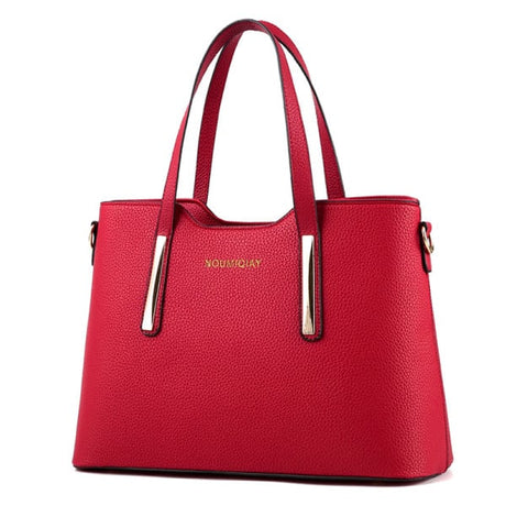 Stunning Wine Red Bag Set 2 Piece PU Leather Collection for Fashionable Women - Shop N Save