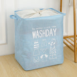 Foldable Printed Portable Canvas Laundry Basket