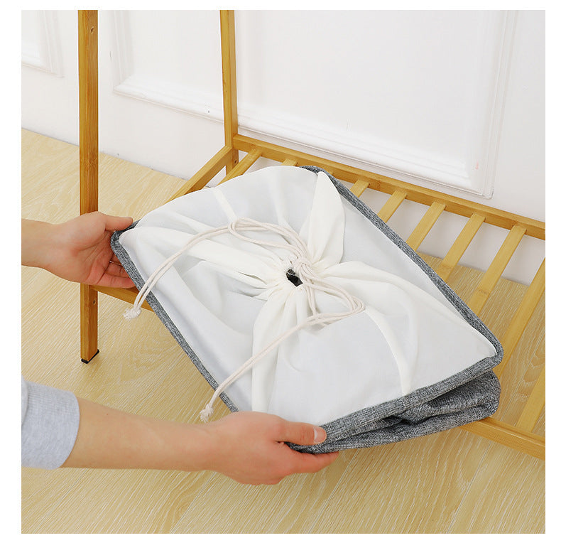 Foldable Printed Portable Canvas Laundry Basket