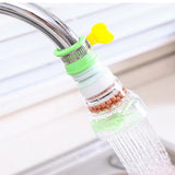Kitchen Bathroom Faucet Head 360 Degree Rotatable Spray Water Saving Purifier Filter Adjustable With Lock Clip - Shop N Save