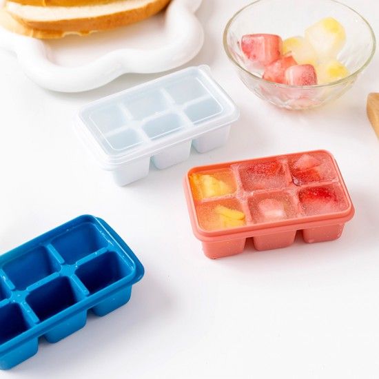Kitchen Plastic Ice Cube Molds Tray Home Bar Party (Sea Green) - Shop N Save
