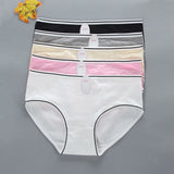 Soft Fabric Elastic Waist Panty High-Quality French Cut Teen Girls Underwear 8-15 Years - Gray