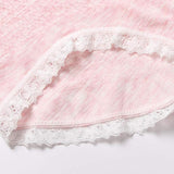 Lace Patched Summer Thin Fabric Women Underwear - Bean Paste