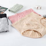 High Waist Belly Slim Ladies Bottom Body Shaper Underwear - Pink