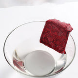 See Through Floral Lace Patched Summer Thin Fabric Women Underwear - Navy Color