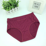 Plain Seamless Fabric Comfortable Wear With Pocket Panty  Women Underwear - Red