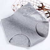 Ultimate Comfort High Waist Soft Breathable Elasticized Innerwear Women's Underwear - Gray - Shop N Save