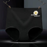 Floral Print High Waist Women's Underwear Soft Stylish and Comfortable Innerwear - Black - Shop N Save