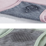 French Cut Elastic Waist Stylish Underwear Plain Color Mini Panty Women Undergarments - Light Gray - Shop N Save