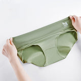 Comfy Cotton Blends Normal Fit Elastic Closure Stylish Women's Underwear - Light Green - Shop N Save