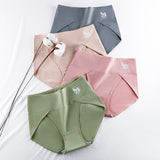 Comfy Cotton Blends Normal Fit Elastic Closure Stylish Women's Underwear - Light Green - Shop N Save