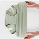 Stay Comfy and Chic with Cotton Blend Elastic Waist Hipster Panties Underwear For Women - Light Green - Shop N Save