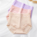 Flawless Lace High Waist Brief Stylish Soft and Comfortable Women's Underwear - Light Purple - Shop N Save