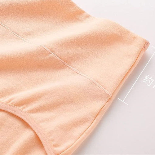 Belly Shaper High Elastic Waist Underwear Brief Stylish Plain Color Women Undergarments - Sky Blue - Shop N Save