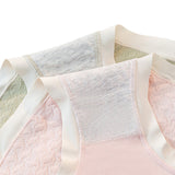 Stylish Ribbed High Waist Hipsters Two Tone Women's Panties Cotton Blend Fabric Underwear - Skin - Shop N Save