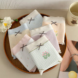Bow Patched Cotton Hipsters Trendy Women's Underwear Collection with Soft Fabric &amp; Elastic Waist - Light Purple - Shop N Save