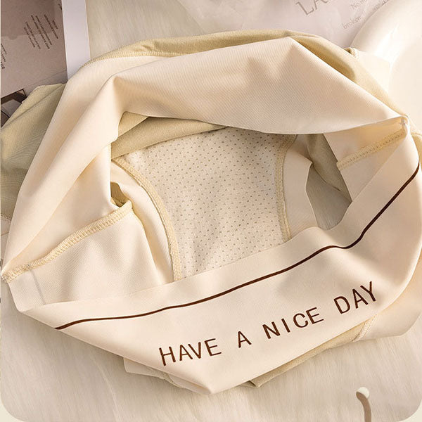 Ultra-Comfortable Cotton Hipsters Breathable Slim Fit Underwear for Women - Milk Tea - Shop N Save