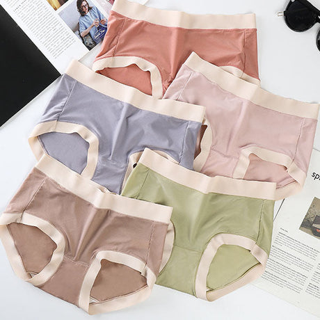 Stylish Cotton Blend Hipsters Comfortable Slim-Fitting Women's Underwear - Green - Shop N Save