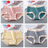 Stylish Cotton Blend Hipsters Comfortable Slim-Fitting Women's Underwear - Light Yellow - Shop N Save