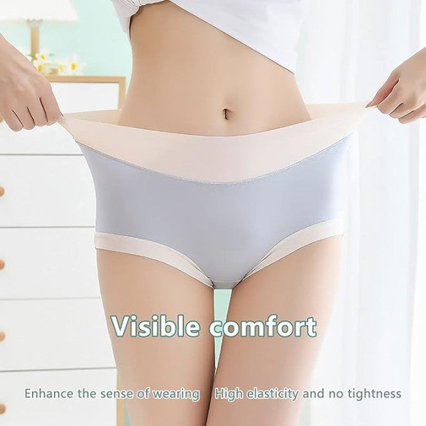 Stylish Cotton Blend Hipsters Comfortable Slim-Fitting Women's Underwear - Sky Blue - Shop N Save