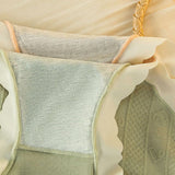 Striped Heart Pattern Underwear Wavy Stylish Women Undergarments Panty Summer Wear Light Thin Fabric - Light Green - Shop N Save