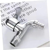 Crystal Fast Open Basin Faucet Perfect for Bathroom and Kitchen Sinks! Self-Assemble Silver Color. Also Works as a Washing Machine Faucet. - Shop N Save