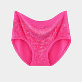 Floral Print Hipsters Soft Breathable Women\'s Panty in Rose Pink. Stylish Underwear with Elastic Waist. Normal fit. - Shop N Save
