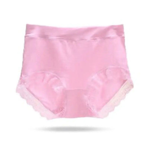 Pretty in Pink Lace Breathable Hipster Underwear for Women Thin Fabric Normal Fit Casual Style Elastic Closure - Shop N Save