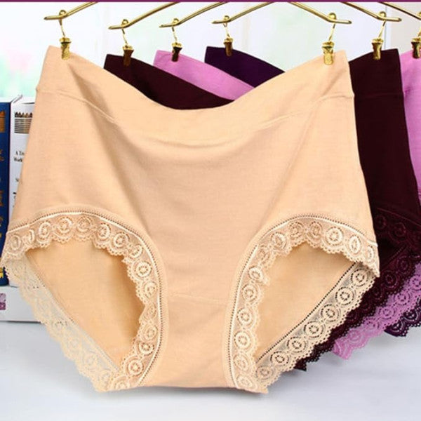 Skin Color Lace Patched Hipster Underwear Breathable &amp; Comfortable Women\'s Innerwear for Casual Occasions - Shop N Save
