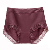 Lace Patched Coffee Color Hipster Underwear Breathable Thin Fabric Normal Fit Women\'s Inner Wear for a Casual Comfortable Look - Shop N Save